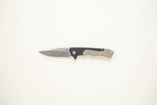 G10 Folding EDC Knife – 5Cr14 Stonewashed Blade, Lightweight Outdoor Utility Tool
