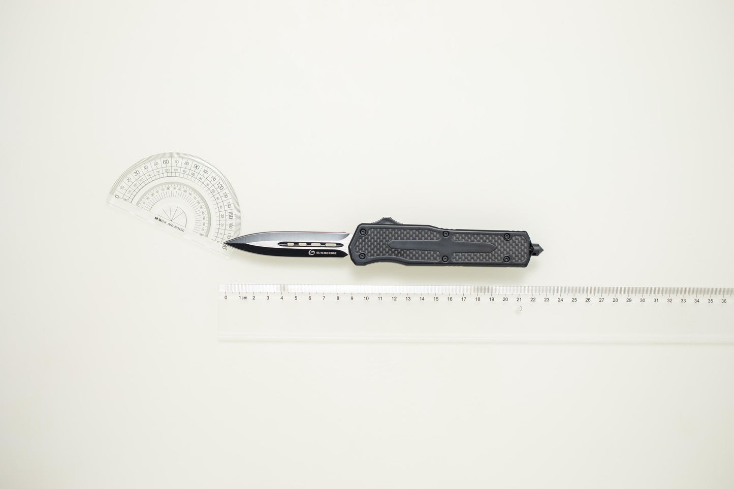 Premium Tactical EDC Knife – Carbon Fiber Handle, Razor Sharp 3Cr13 Steel, Fast Action Knife