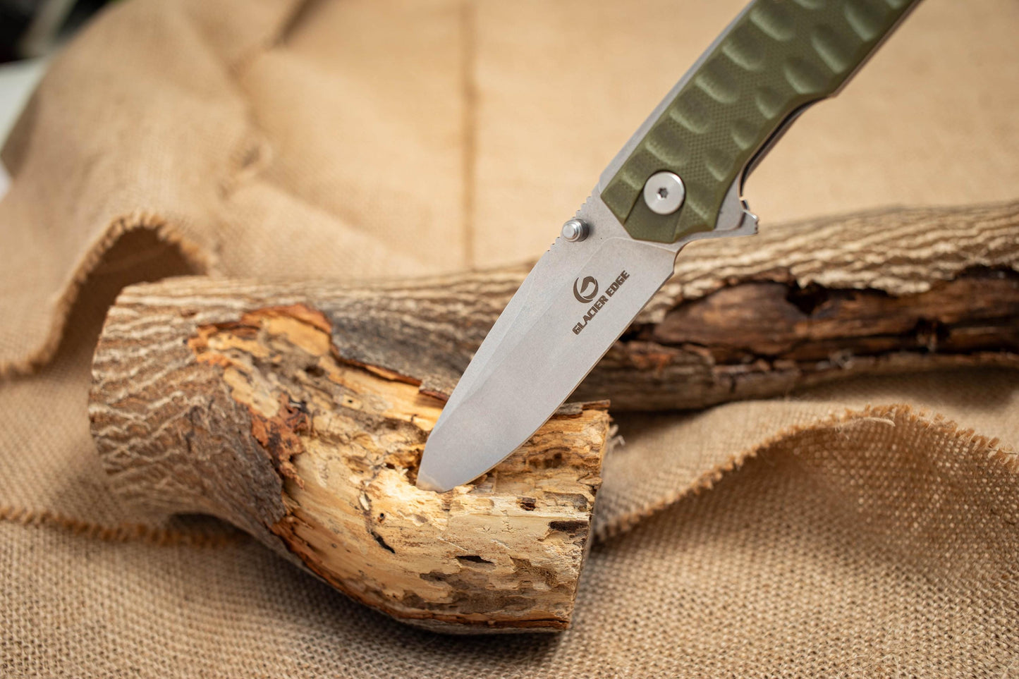 G10 Folding EDC Knife – 5Cr14 Stonewashed Blade, CNC Precision, Lightweight Outdoor Utility Tool