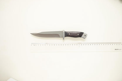 Heavy Duty Fixed Blade Knife with Sheath – 3Cr13 Steel, Wood Handle, Outdoor Bushcraft Knife