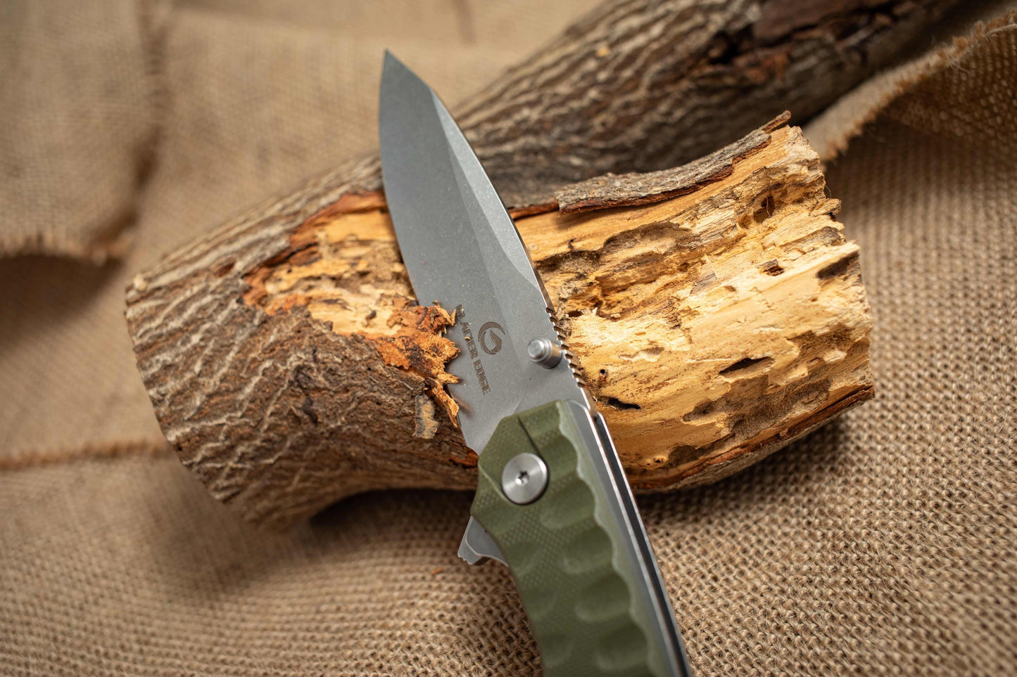G10 Folding EDC Knife – 5Cr14 Stonewashed Blade, CNC Precision, Lightweight Outdoor Utility Tool