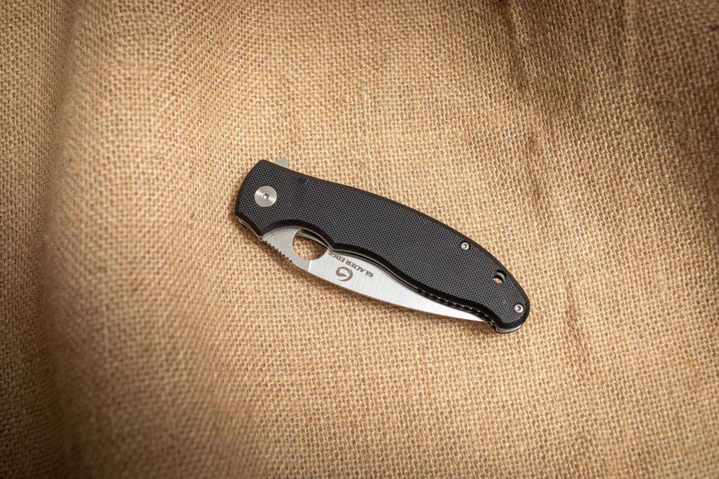 Lightweight G10 Folding EDC Knife – 5Cr14 Steel, Stonewashed Blade, Compact Outdoor Utility Tool