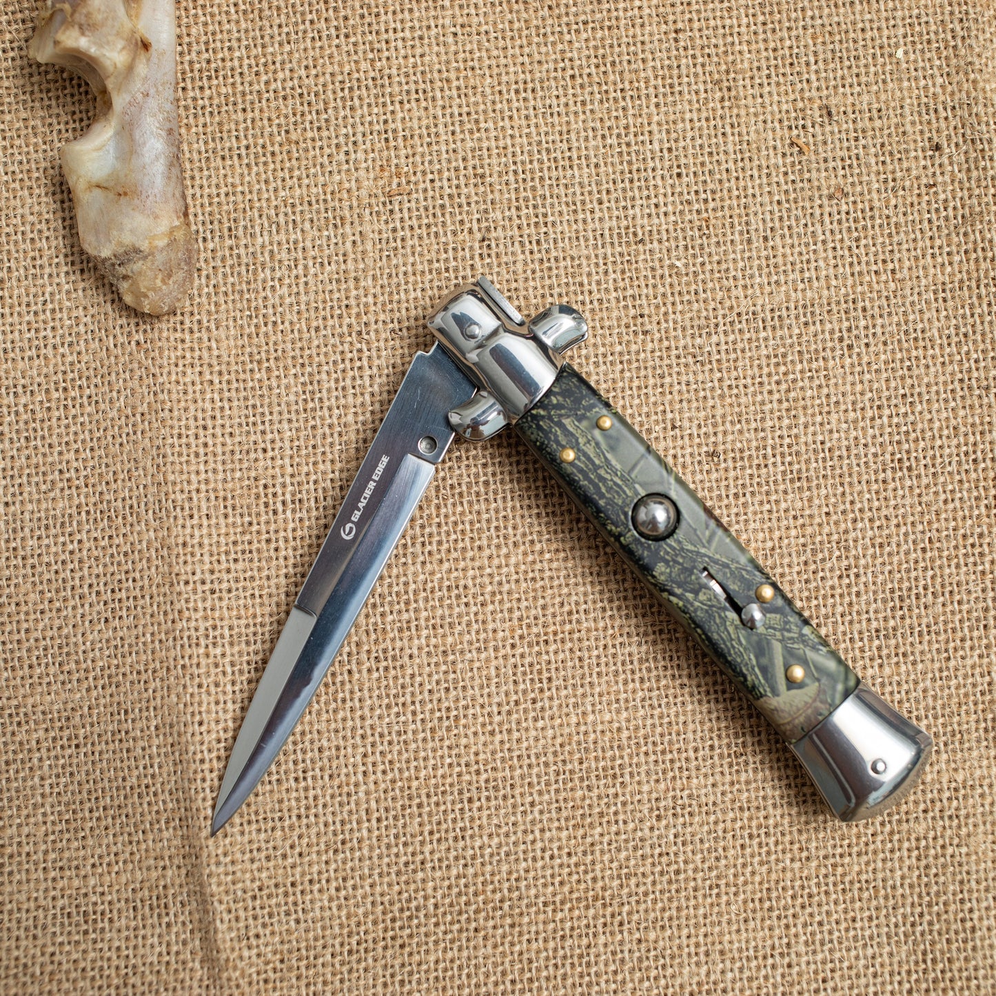 Camo Folding Knife – 3CR13 Steel Blade, Tactical Outdoor EDC Knife