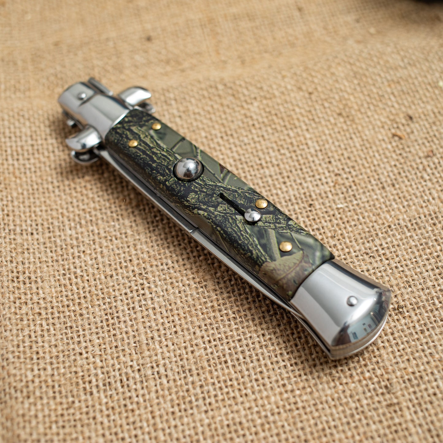 Camo Folding Knife – 3CR13 Steel Blade, Tactical Outdoor EDC Knife