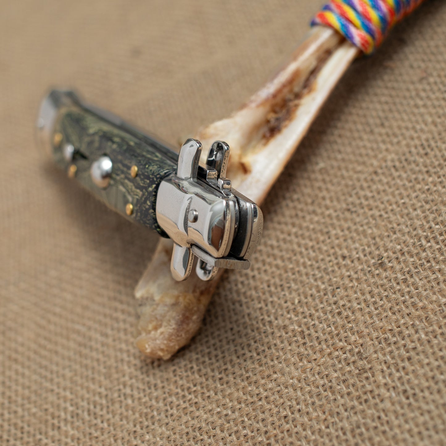 Camo Folding Knife – 3CR13 Steel Blade, Tactical Outdoor EDC Knife