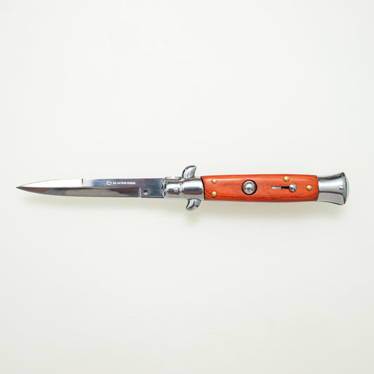 Wood Handle Folding Knife – 3CR13 Steel Pocket Knife, Classic EDC Knife