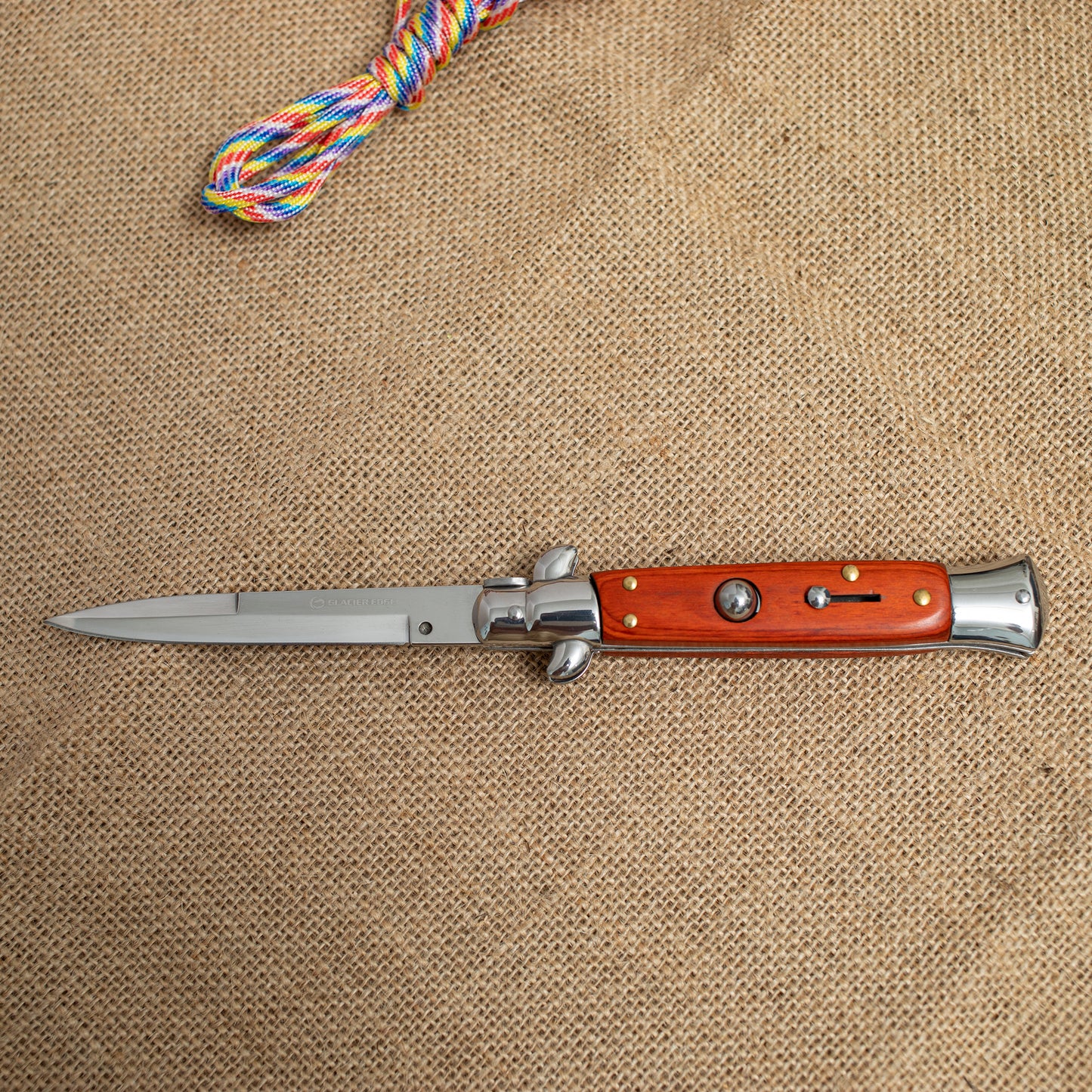 Wood Handle Folding Knife – 3CR13 Steel Pocket Knife, Classic EDC Knife