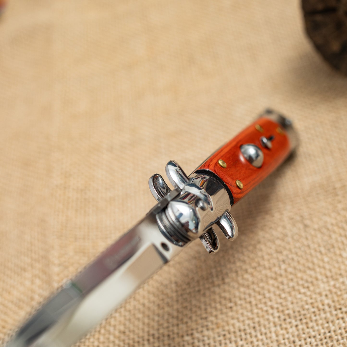 Wood Handle Folding Knife – 3CR13 Steel Pocket Knife, Classic EDC Knife