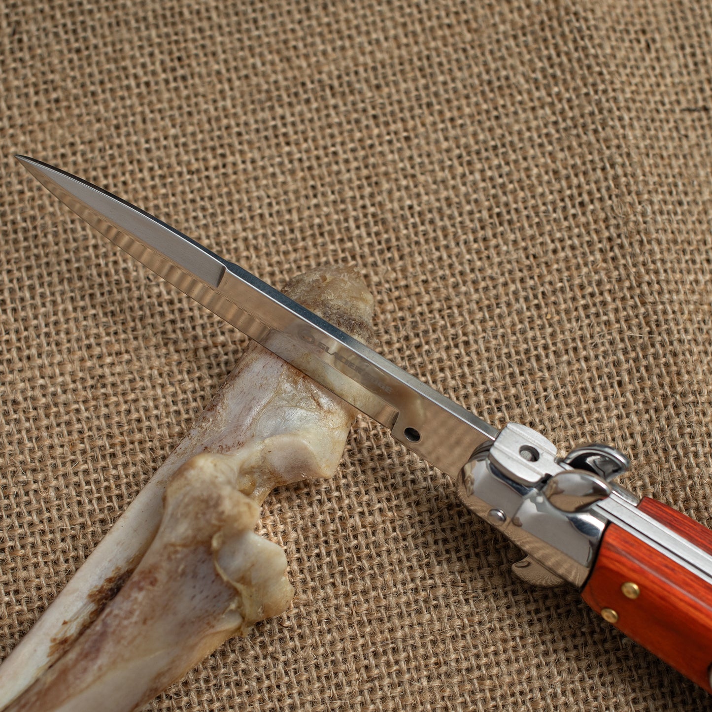 Wood Handle Folding Knife – 3CR13 Steel Pocket Knife, Classic EDC Knife