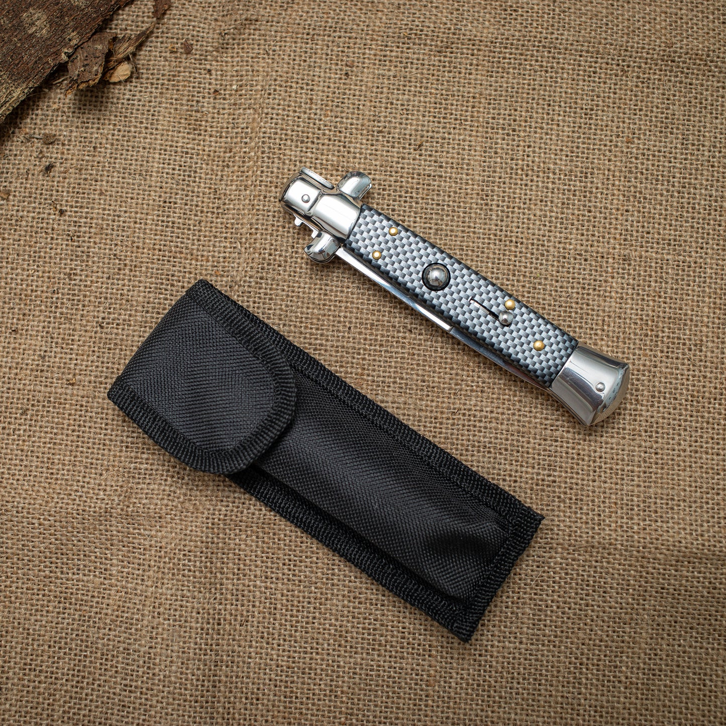 Carbon Fiber Folding Knife – 3CR13 Steel Blade, Tactical EDC Pocket Knife