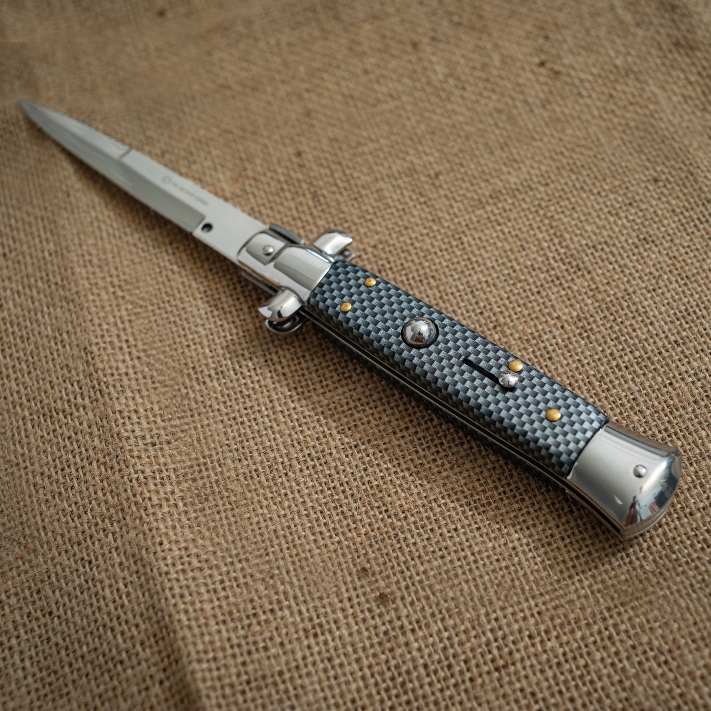 Carbon Fiber Folding Knife – 3CR13 Steel Blade, Tactical EDC Pocket Knife