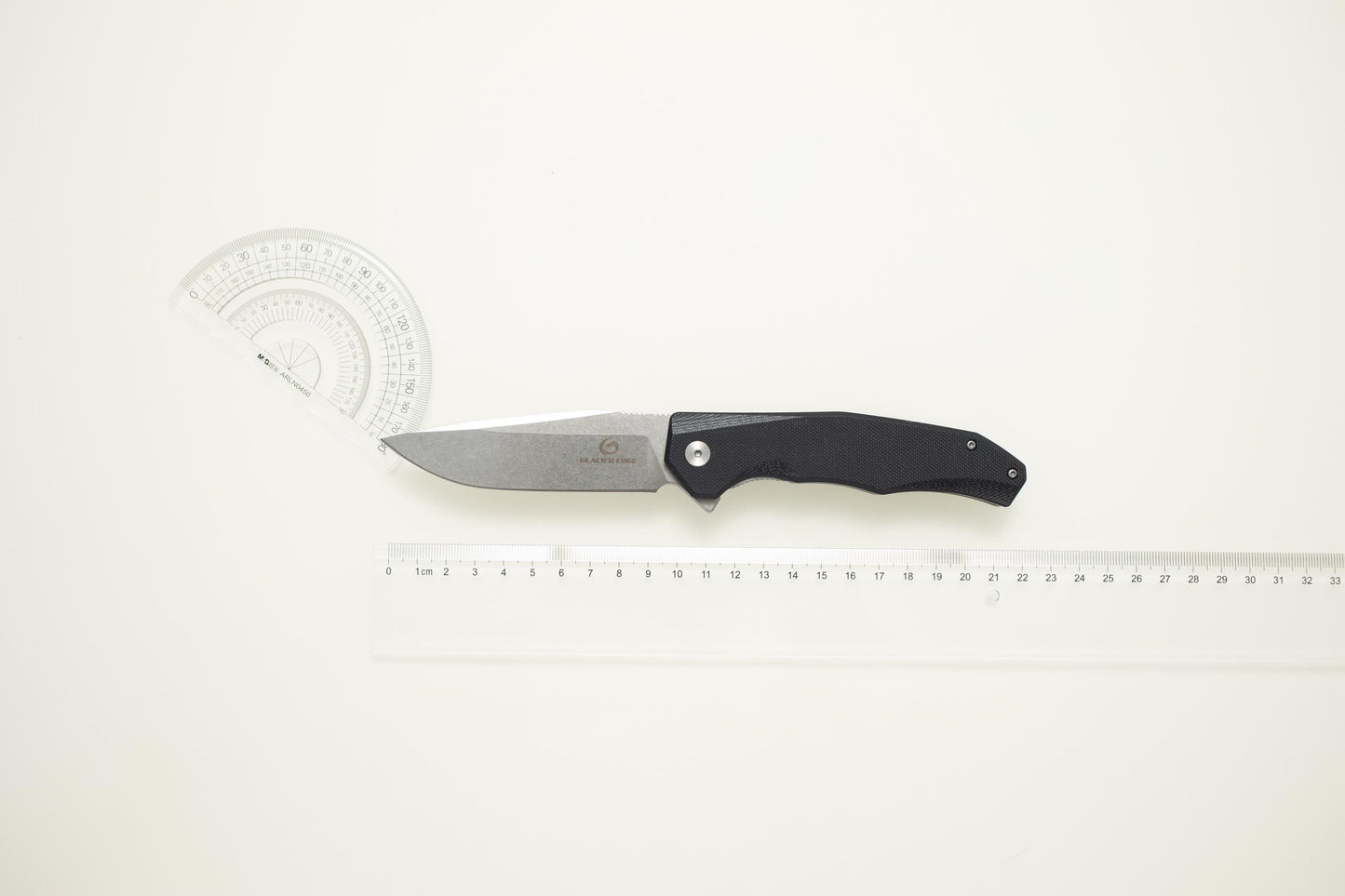 Lightweight Tactical EDC Folding Knife – G10 Handle, Stonewashed 5Cr14 Steel, Pocket Knife