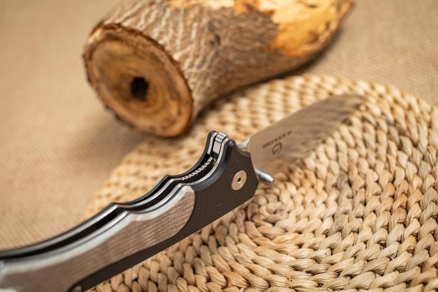 G10 Folding EDC Knife – 5Cr14 Stonewashed Blade, Lightweight Outdoor Utility Tool