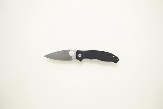 Lightweight G10 Folding EDC Knife – 5Cr14 Steel, Stonewashed Blade, Compact Outdoor Utility Tool