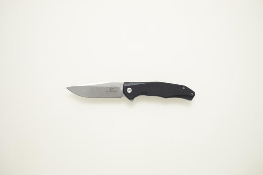 Lightweight Tactical EDC Folding Knife – G10 Handle, Stonewashed 5Cr14 Steel, Pocket Knife