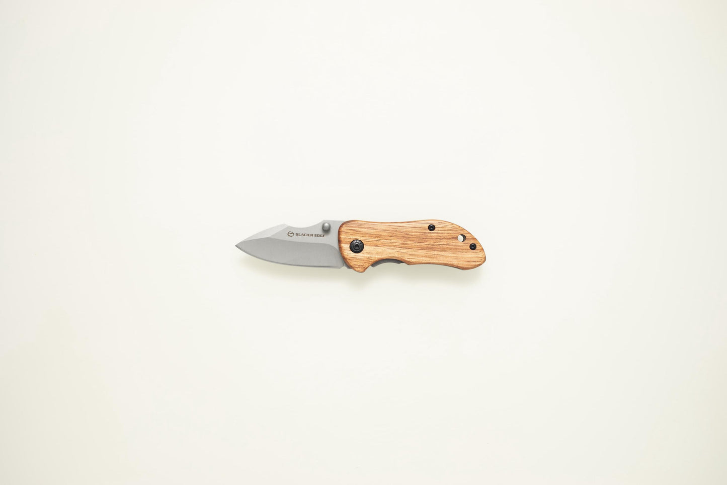 Compact Wood Handle Folding EDC Knife – 3Cr13 Steel Blade, Lightweight Pocket Utility Tool