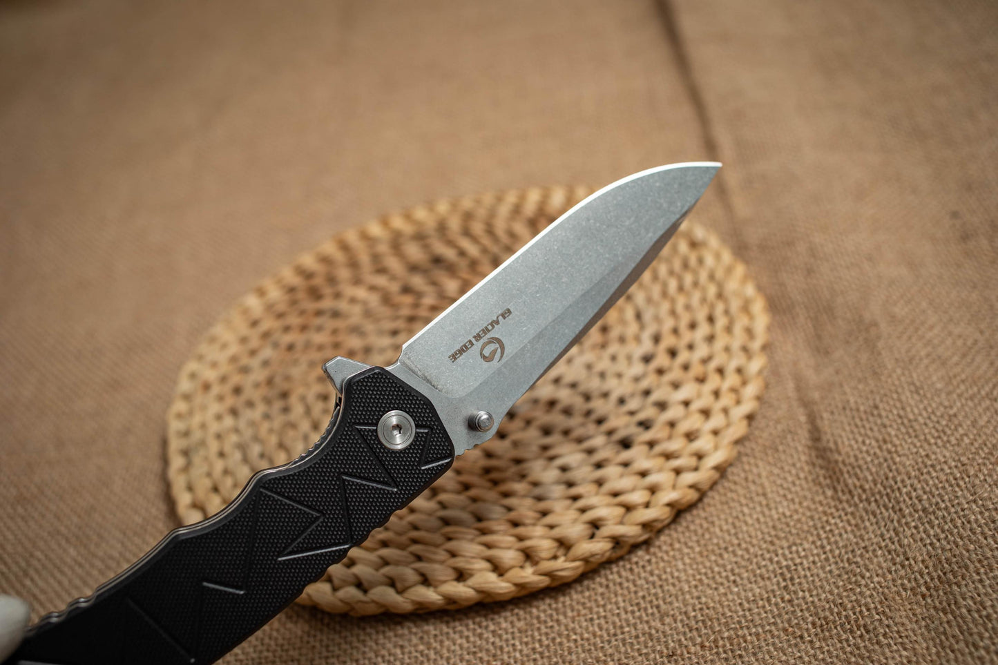 G10 Folding EDC Knife – 5Cr14 Stonewashed Blade, Lightweight Outdoor Utility Tool