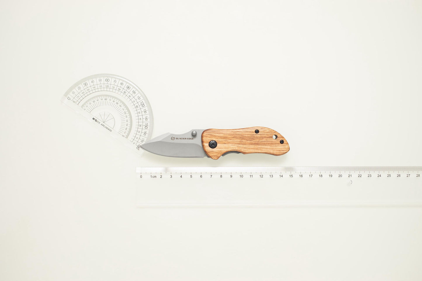 Compact Wood Handle Folding EDC Knife – 3Cr13 Steel Blade, Lightweight Pocket Utility Tool