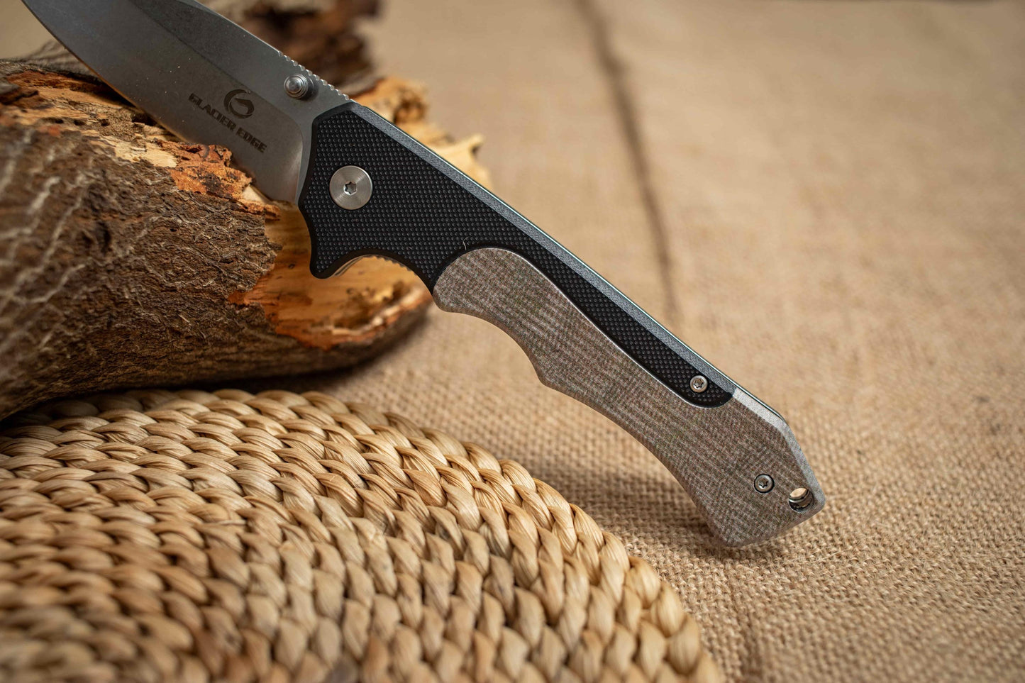 G10 Folding EDC Knife – 5Cr14 Stonewashed Blade, Lightweight Outdoor Utility Tool