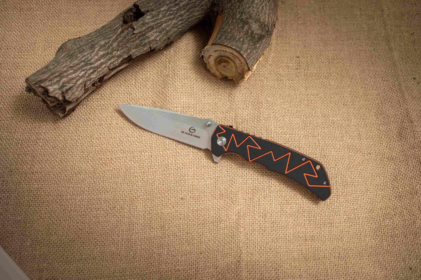 Textured G10 Folding EDC Knife – 5Cr14 Stonewashed Blade, Lightweight Outdoor Utility Tool