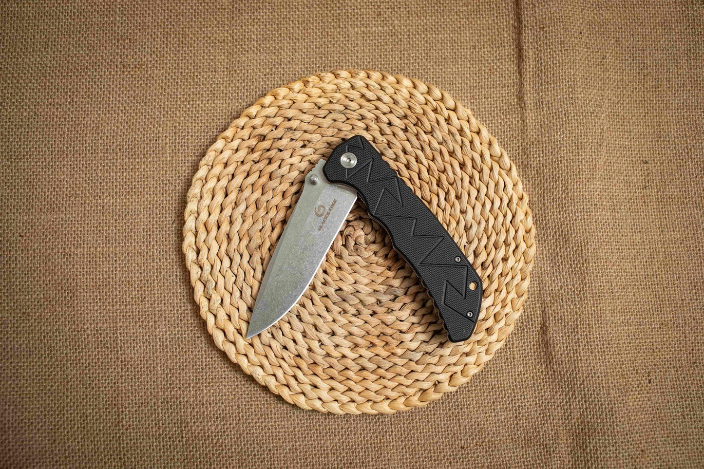 G10 Folding EDC Knife – 5Cr14 Stonewashed Blade, Lightweight Outdoor Utility Tool