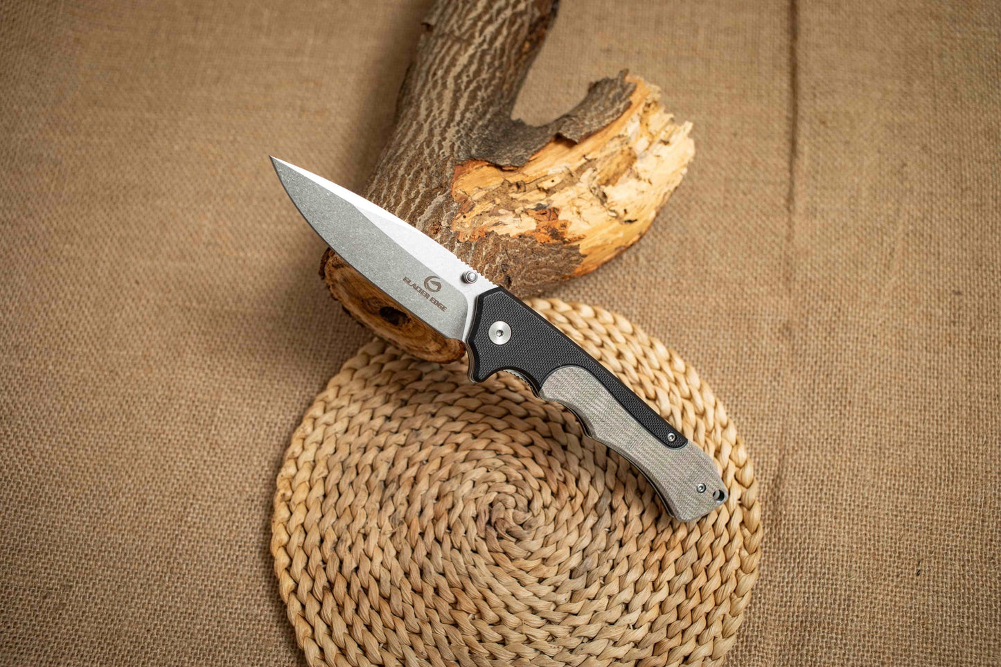 G10 Folding EDC Knife – 5Cr14 Stonewashed Blade, Lightweight Outdoor Utility Tool